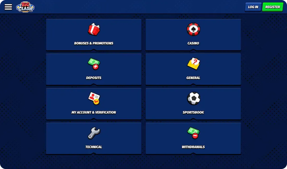 bigclash casino faq