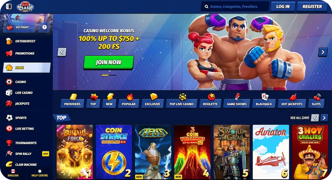 bigclash casino site